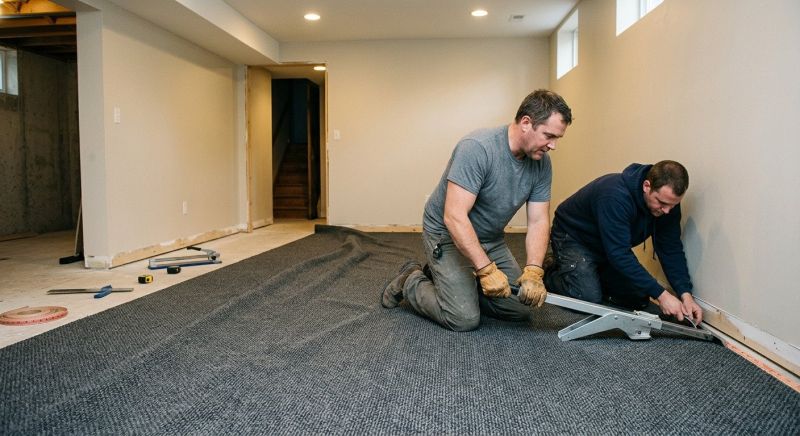 Basement Carpet Stretching in Old Bridge, NJ